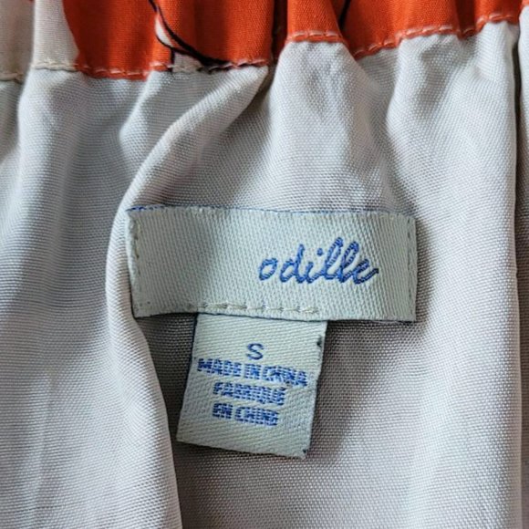 Anthropologie Odille Poppy Silk Skirt - Picture 6 of 9